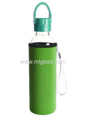 Beautiful Green Glass travel bottles