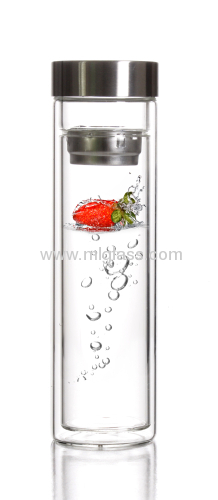 Water Clear glass bottles