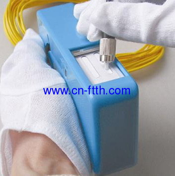 Fiber optic connector cleaners