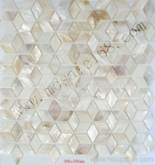 Shell mosaic wall tile
