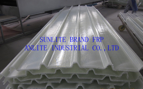 FRP skylighting corrugated roof sheet