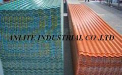 frp opaque corrugated roofing sheet with good price 20years warranty