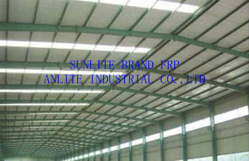 GRP skylighting corrugated roofing sheet with good price 20years warranty