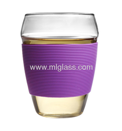 Clear glass cups