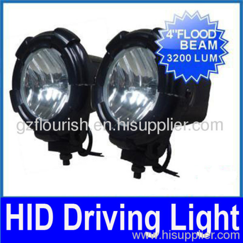 4" 55W HID Xenon Driving Light SUV ATV Jeep Off-Road 9-16V Spot/Spread Beam 3200lm IP67