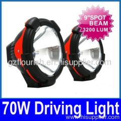 9" 55W HID Xenon Driving Light SUV ATV Jeep Truck Off-Road 9-16V Spot/Flood Beam 3200lm IP67