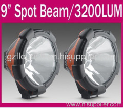 9" 55W HID Xenon Driving Light SUV ATV Jeep Truck Off-Road 9-32V Spot/Flood Beam 3200lm IP67