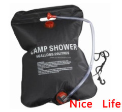 Promotional Nice Life OEM 20L Portable PVC Mini Outdoor Camping Solar Shower