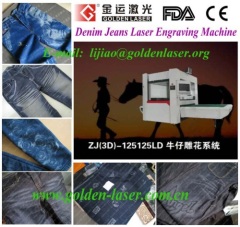 Engraving Jeans Laser Machine