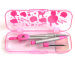 Pink Zinc Alloy Drawing compasses 0018