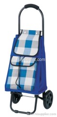 Stylish folding wheeled shopping trolley bag