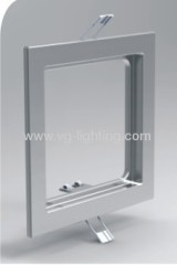 12*1WAluminium with Iron and Glass Square SMD downlights