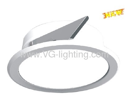 9pcs*1W Grey Aluminum with PC Circular Inset Downlight