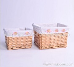 New style willow storage basket