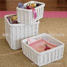 New willow storage baskets