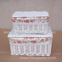 Lower price wicker storage basket