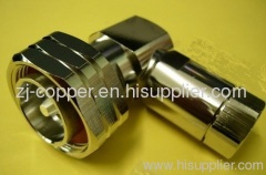 DIN male right angle connector