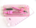 Pink Plastic Drawing compasses 0011