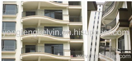 Aluminum balcony balustrade