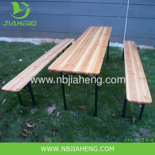 beer garden tables and benches