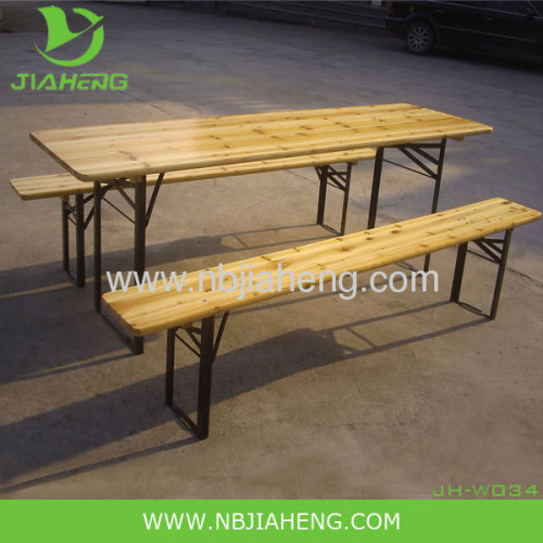 Strong Wooden Beertable Set
