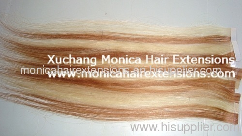 tape hair extensions with highlights