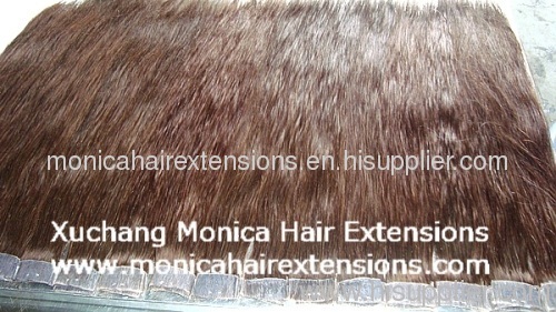 Adhesive tape in hair extensions