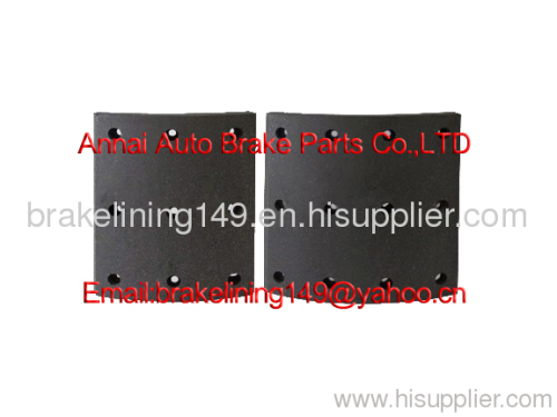 Brake Linings (WVA:19562,BFMC:VL/76/1),friction lining,flat head rivet,drum brake liner,heavy vehicle brake parts