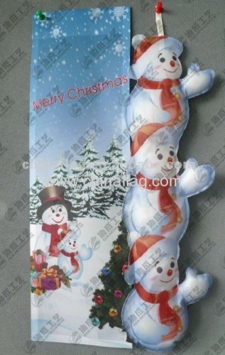 3D snowman garden flag