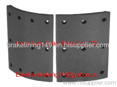 brake lining WVA:19800,BFMC: VL/ 81/1,iveco brake lining,bus brake lining,drum liner,drum brake liner