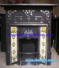 wood burning cast iron fireplaces