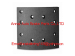 brake lining WVA:19553,BFMC:RW/ 29/1/2,iveco brake lining,auto brake liner,oem brake lining,non asbestos brake lining