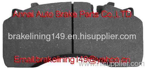 Brake pad WVA:29119,29141,29142,29126,MERCDES BENZ, RENAULT, DAF