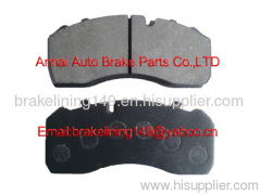 Brake pad WVA:29093&29094&29095&29096&29145&29184&29197,BPW&DAF&FRUEHAUF&GIGANT&IVECO&