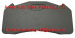 Brake pad WVA:29136,VOLVO