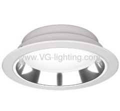 20w Circular LED Downlight/White Aluminum with Reflector