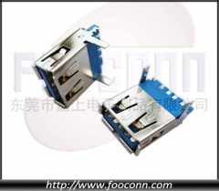 USB connector|USB 3.0 connector|USB 3.0 A TYPE FEMALE SOLDE