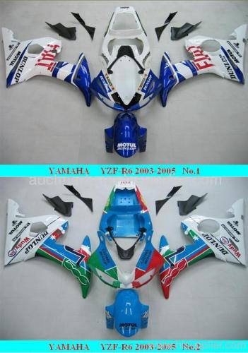 Bodywork fairing kit for YAMAHA YZF R6 03-05