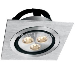 AC110-240V CRI:>70 Square LED Downlight/LED Spot Light