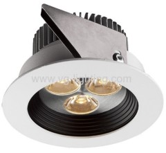 3W Power Antifog steel recessed Spot lighting/CRI>70