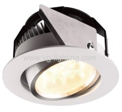Recessed swivel Power 5x1W LED Ceiling spot light