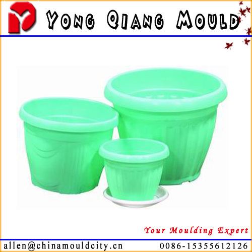 Plastic injection flower pot mold