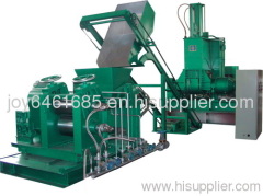 Mixing- extruding- sheeting line