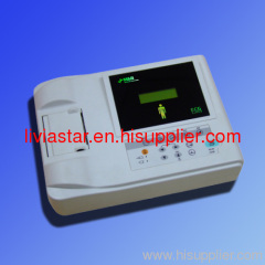3 channel ECG monitor portable ECG machine remote ECG