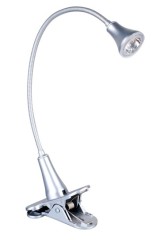 Gooseneck folding adjustable clip led table lamp