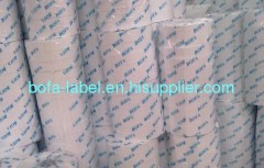 Bofa label,pu coated label fabric, hot melt label fabric,satin ribbon
