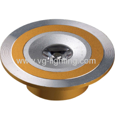 Silver with Gold Color 62mm inset Spot Light