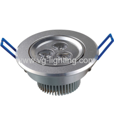 3X1W Recessed Aluminium High power LED ceiling soptlights