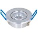 1x1W Aluminium high power round LED ceiling soptlights