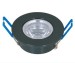 1x1W Aluminium high power round LED ceiling soptlights